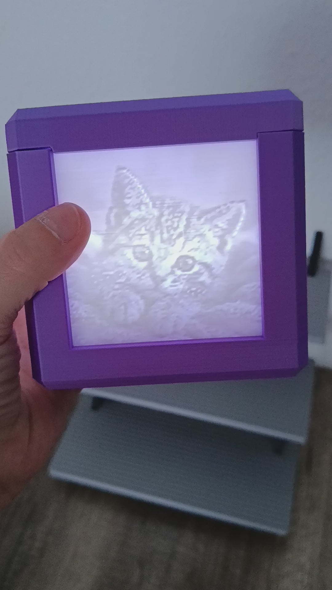 Personalisierter Foto Würfel mit Licht | Sturm3DFactory