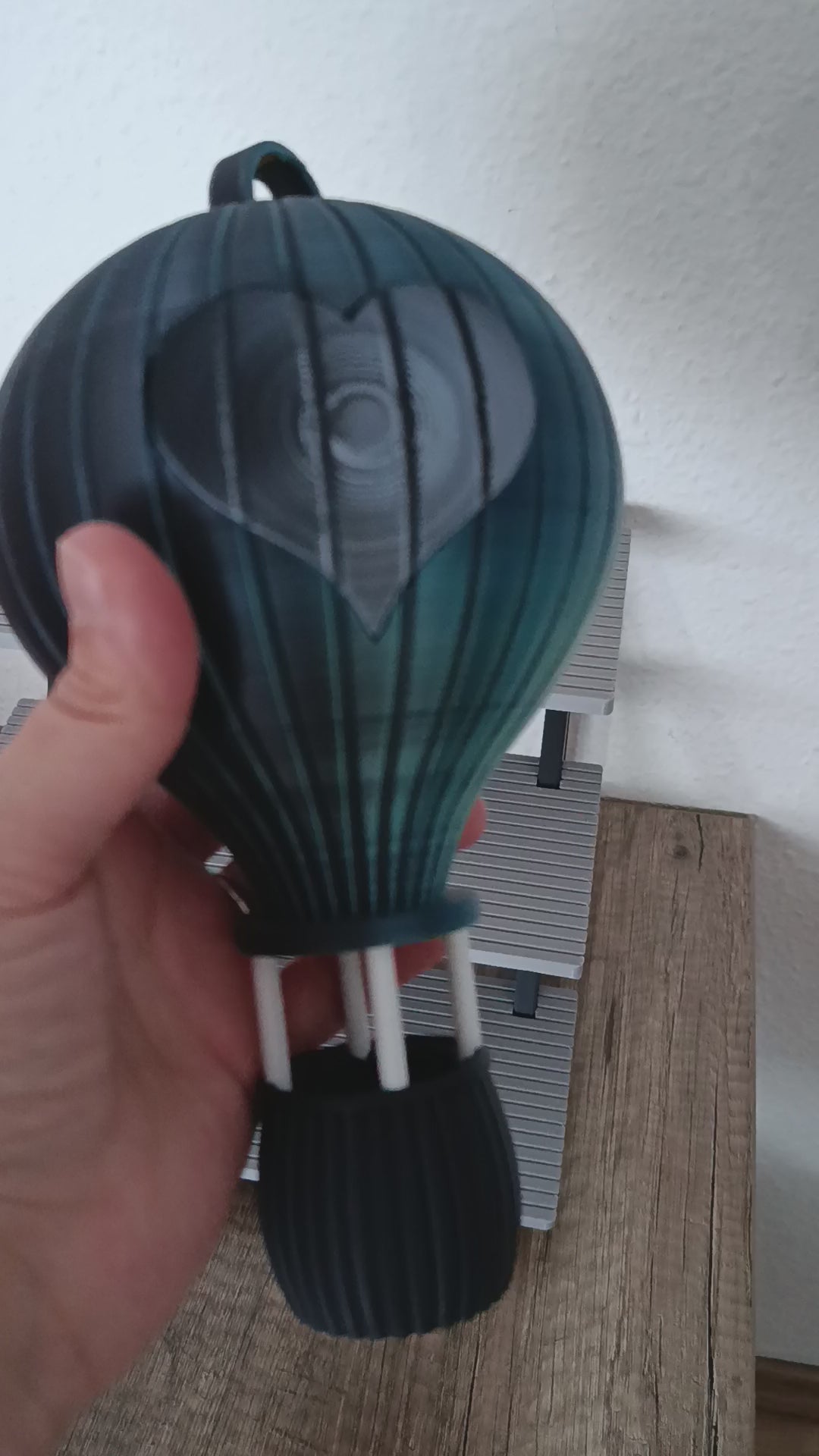 Heißluftballon mit Herz – Romantische 3D Deko | Sturm3DFactory