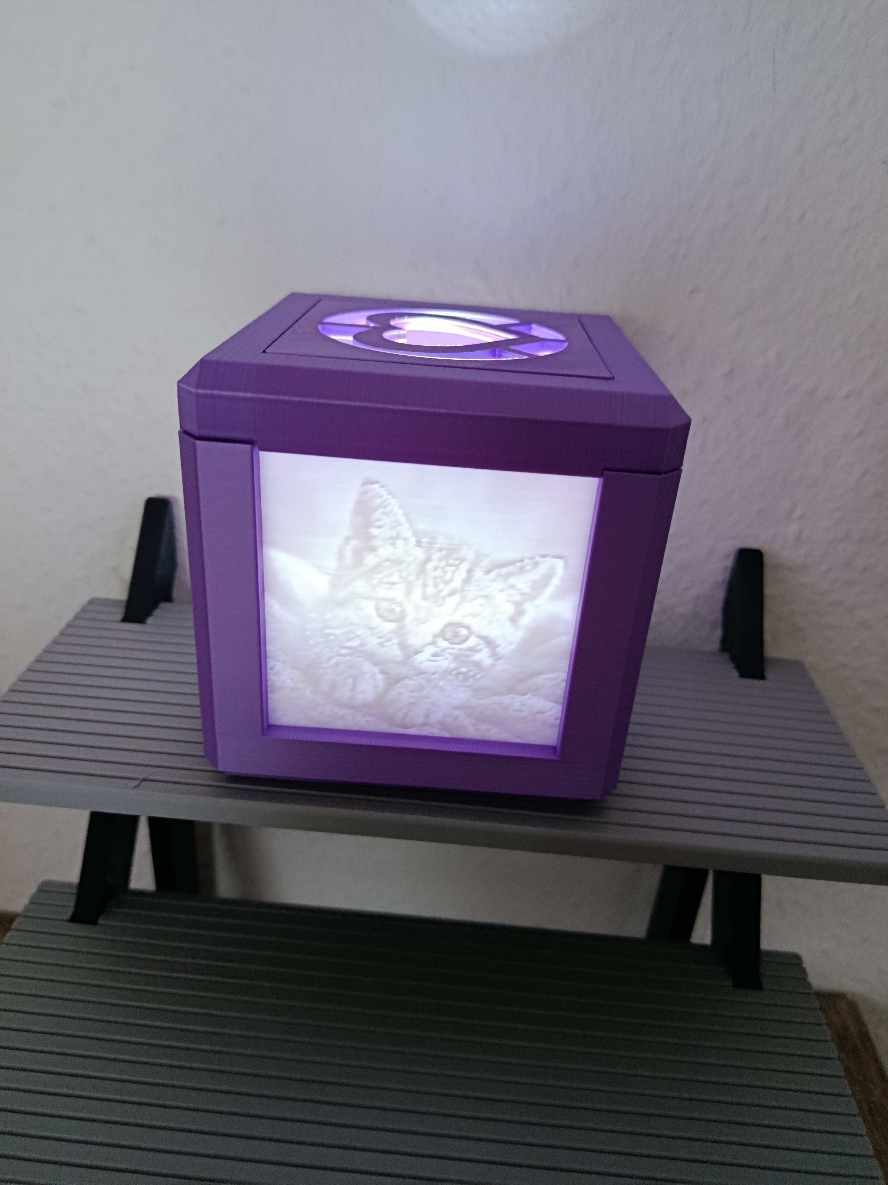 Personalisierter Foto Würfel mit Licht | Sturm3DFactory