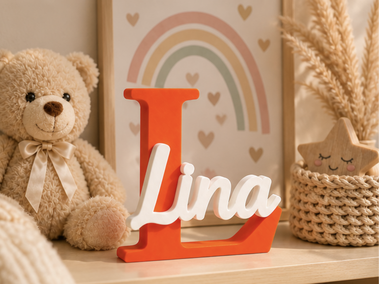 Personalisiertes 3D Namensschild  | Sturm3DFactory