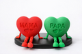 Personalisiertes Herz 3D Druck mit Name – Geschenk für Familie | Sturm3DFactory