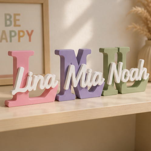 Personalisiertes 3D Namensschild  | Sturm3DFactory
