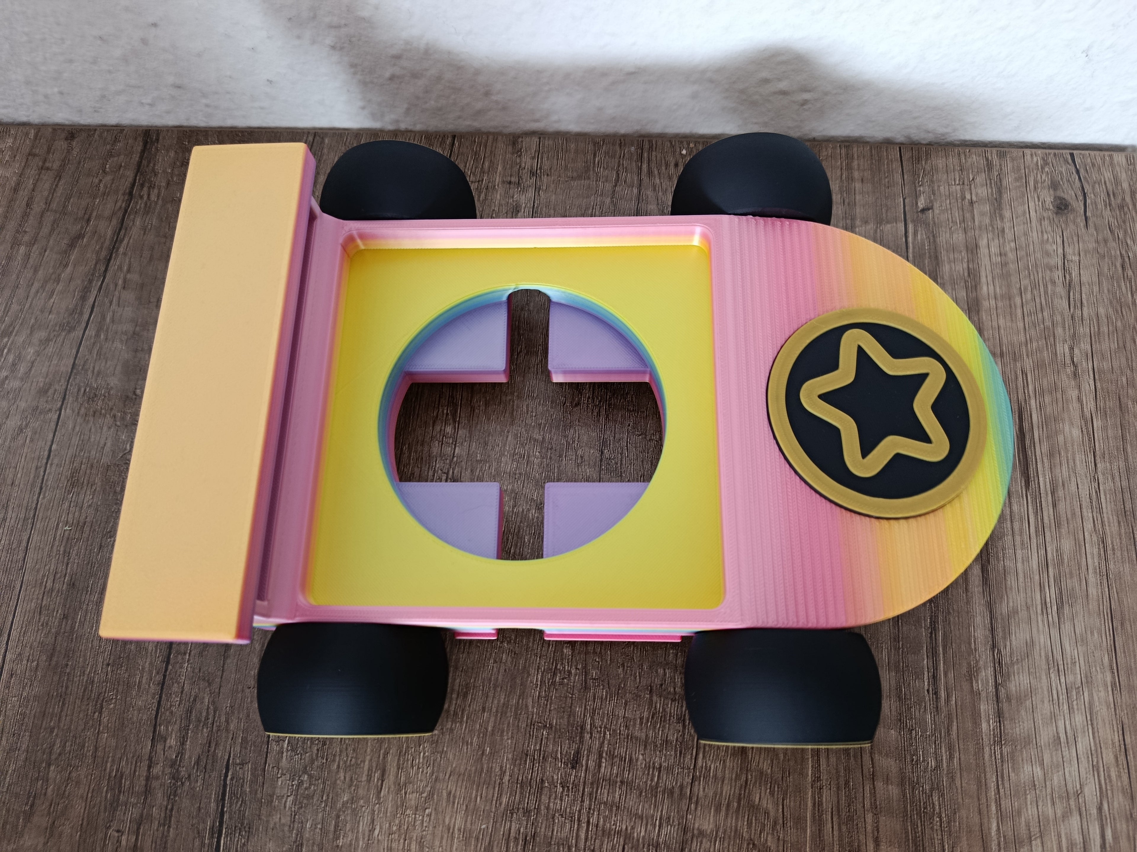 Toniebox Rennwagen Halterung – Buntes 3D Druck Auto für Toniebox | Sturm3DFactory