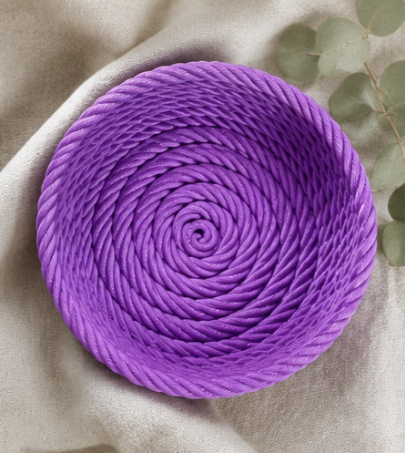 3D gedruckte Deko-Schale – Lila | Sturm3DFactory